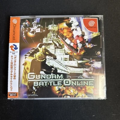 Gundam Battle Online W/ Spine Sticker (Sega Dreamcast, Japan 2000) Brand New! - Image 1 of 2