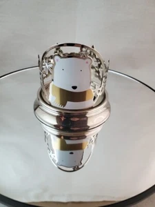 Bath & Body Works Eisbär Kerzenhalter Silber - Bild 1 von 2