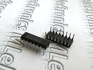 2pcs P21256-10 Intel 256K x 1 Bit Dynamic RAM Page mode MOS 100ns DRAM DIP16 IC - Picture 1 of 4
