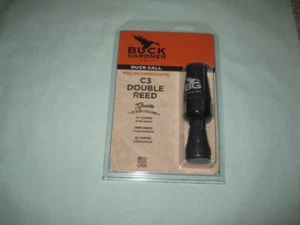BUCK GARDNER MEMPHIS C3-BLK POLYCARBONATE C3 DOUBLE REED DUCK CALL-NEW - Picture 1 of 3