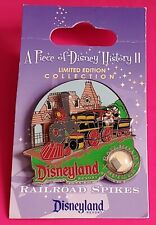Disney Disneyland Railroad Piece of History II Pin Limited Le Spike DLR Ride
