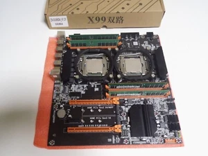 Placa madre X99 ATX + 2x E5-2680v4, 4x16GB RAM. - Imagen 1 de 5