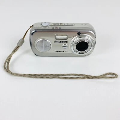 Samsung Digimax A4 Cyber 40 Digitalkamera 4.0MP Kompaktkamera Silber Getestet - Bild 1 von 4