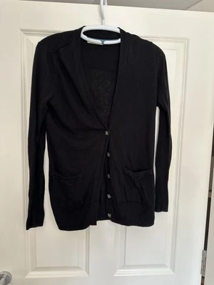 Hollister Women’s Black Cardigan Size Medium  - Image 1 of 4