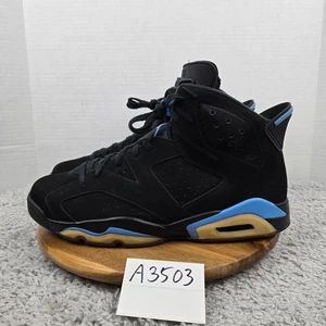 Jordan 6 Retro UNC Nero University Blu Sneaker Atletica Uomo 15 384664-006 - Foto 1 di 15