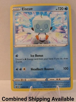 Eiscue - SWSH128 SWSH: Sword & Shield Promo Cards NM Holo English 13361 - Image 1 of 2
