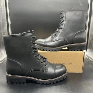 BOC by Born Womens Amiah Stacked Heel Lace Up Boots Size 9.5 combat boot NEW - Picture 1 of 9