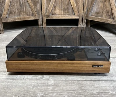 Antigo toca-discos anos 70 Rotel RP-6300 toca-discos vinil deck hifi Japão - para reparo - Imagem 1 de 4