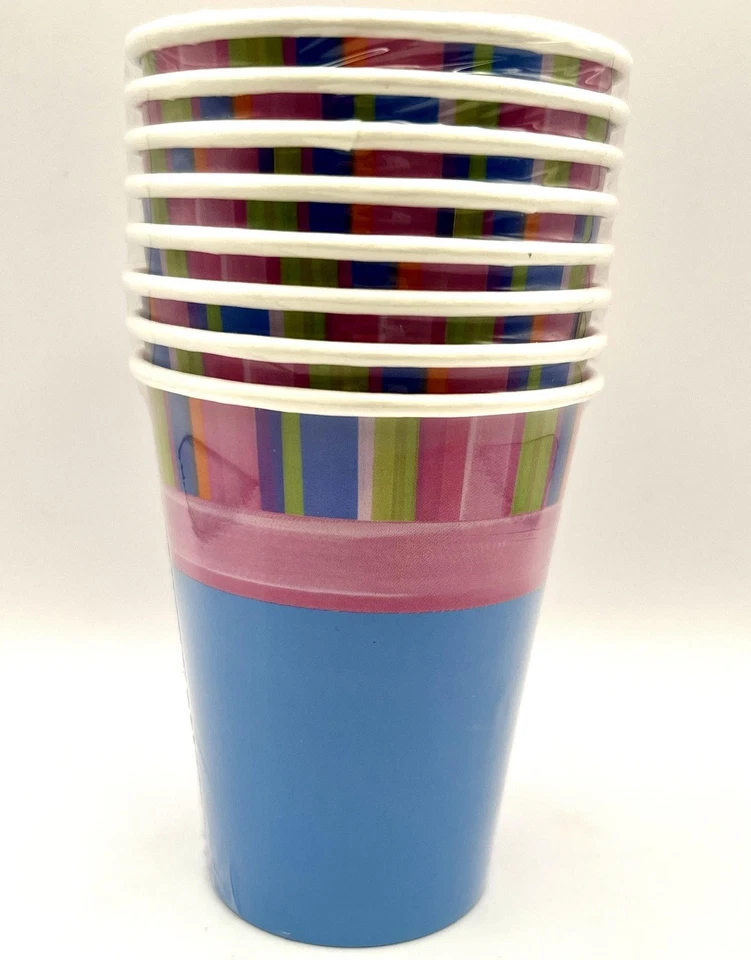 Fiji Paradise Velero Tropical Océano Verano Luau Playa Fiesta 9 OZ Tazas de papel Foto 1 de 1