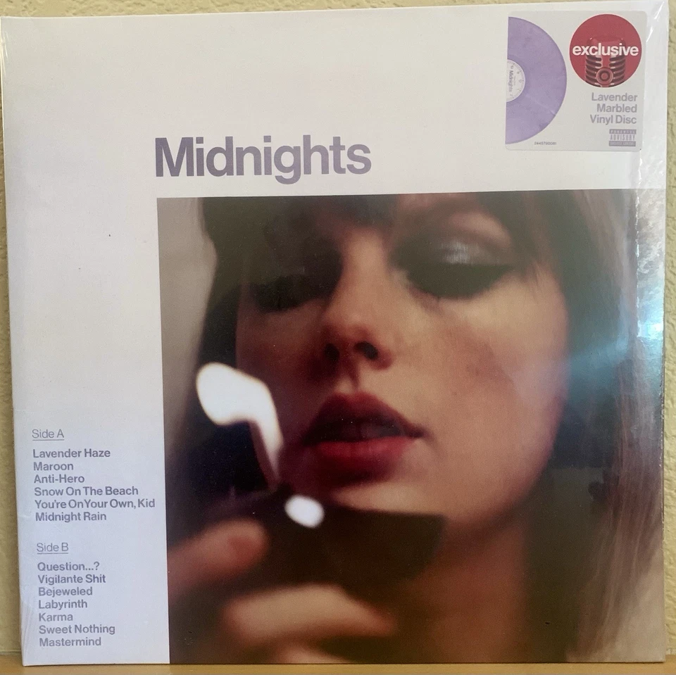 Taylor Swift–Midnights- Republic Records 2445790081 2022 Lavender-Made in FR.