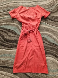 Vintage 60s Dress 8 Xs Pink - Picture 1 of 9