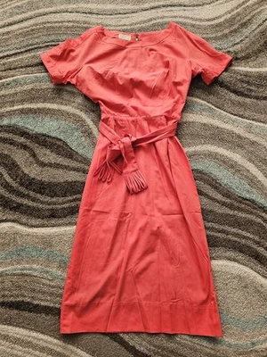 Vestido vintage anos 60 8 Xs rosa  - Imagem 1 de 4