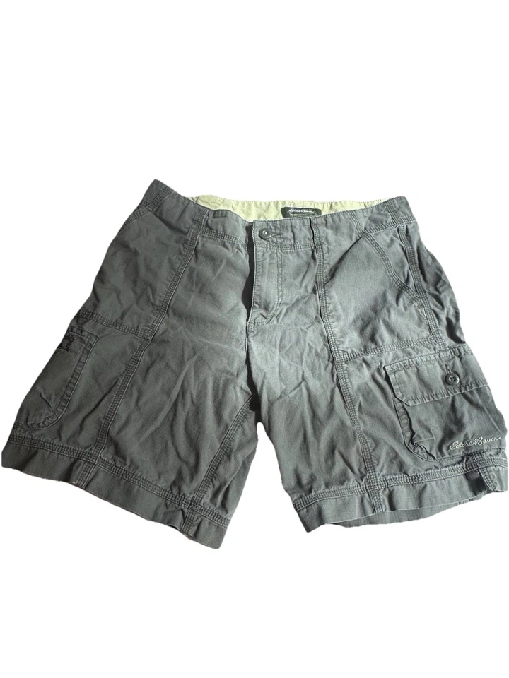 Pantalones Cortos Carga Eddie Bauer Talla 8 Ripstop Senderismo Informales Aire Libre Verde Foto 1 de 4