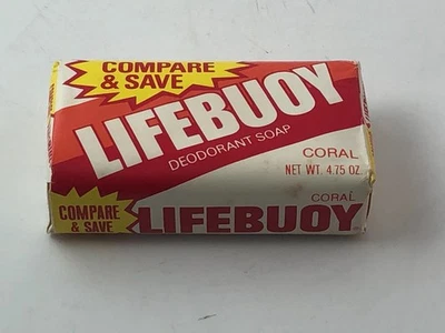 Jabón desodorante vintage LIFEBUOY baño coral tamaño 4,75 oz nuevo en stock Foto 1 de 4