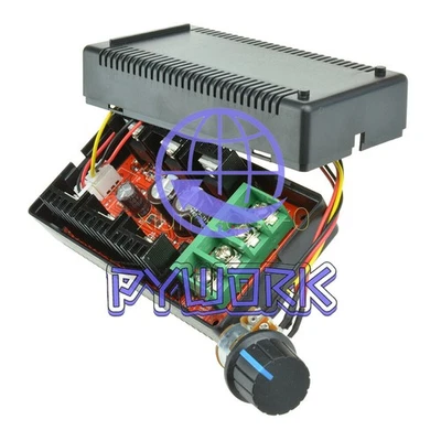 MAX DC 10-50V 2000W 40A 12V 24V 48V DC Motor Speed Control PWM HHO RC Controller - Image 1 of 2