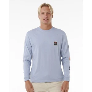 Camiseta Rip Curl Para Hombres Rompedor de Cultura de Agua Salada Manga Larga Surf Camiseta - Imagen 1 de 9