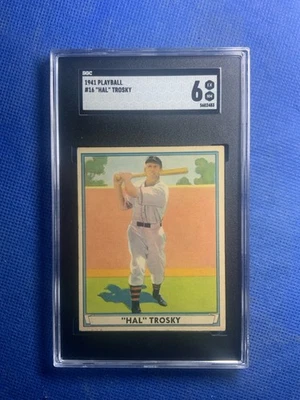 HAL TROSKY 1941 Play Ball #16 Cleveland Indians SCG 6 - Image 1 of 2