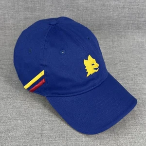 AS Roma Mütze Cap Herren Riemen hinten blau gelb Lupetto Wolf Logo New Era - Bild 1 von 11