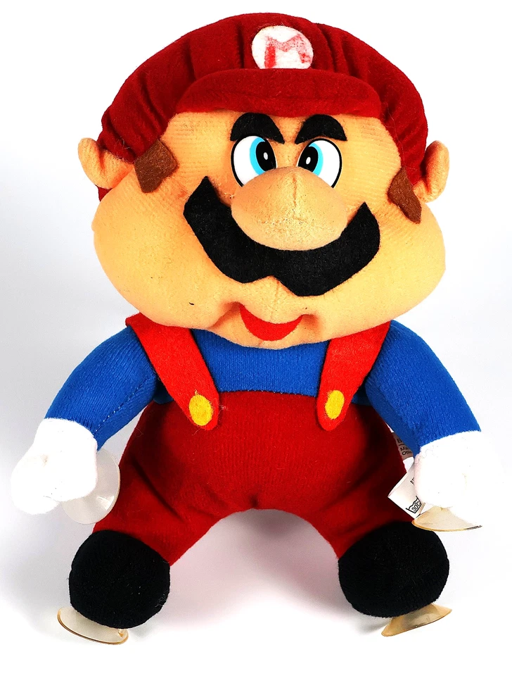 Peluche Super Mario 10 pulgadas y 15 pulgadas de Bienengraeber (década de 1990) - ¡Artículo de coleccionista raro! Foto 1 de 4