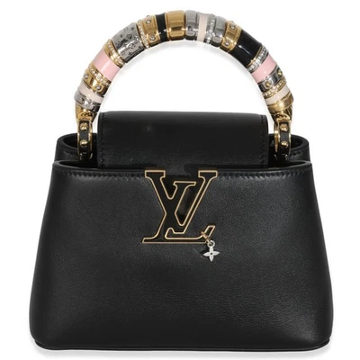 Louis Vuitton Noir Taurillon Mini Capucines - Photo 1/4