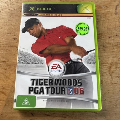 Tiger Woods PGA Tour 06 Microsoft Xbox Original PAL Free Post - Image 1 of 4