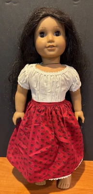 Muñeca American Girl 18" Josefina Montoya 2008 aretes, falda, camisa Foto 1 de 4