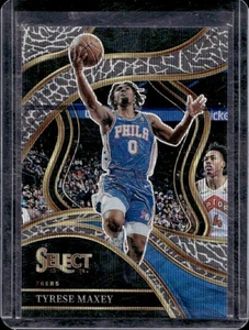 2023-24 Select Tyrese Maxey Elephant Prizm SSP Courtside #244 76ers - Picture 1 of 2