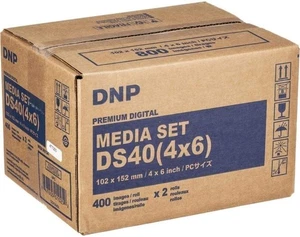 DNP DS40 4" x 6" Dyesub Druckerpapier - 800 glänzende Drucke pro Box NEU - Bild 1 von 1