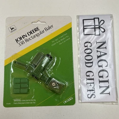 1/64 Ertl John Deere 338 Rectangular Baler Die-Cast Farm-Implement Mint Sealed - Image 1 of 4