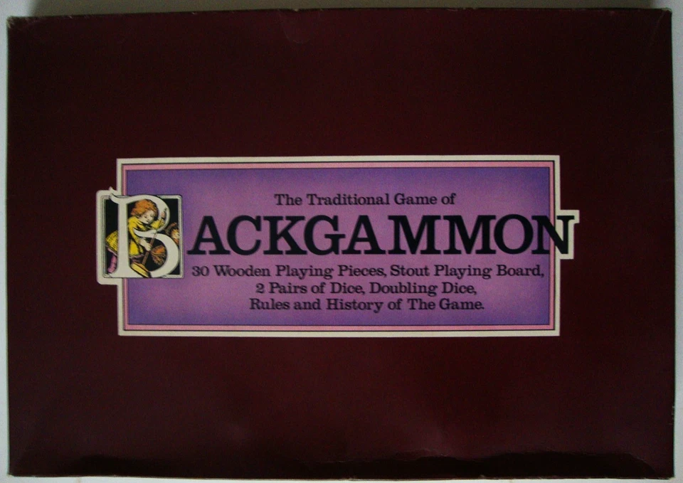 The Traditional Game of BACKGAMMON 1970's Made in England NOTES by R.C. BELL - Image 1 of 4