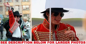 MICHAEL JACKSON 1994 ¡HOLA FANS! (2) FOTOS RARAS DE 8x10 - Imagen 1 de 1