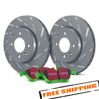 Kit de freno delantero ranurado deportivo EBC Stage 2 para Mini Cooper Countryman 11-16 Foto 1 de 4