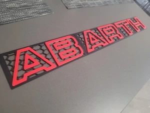 SCRITTA GRIGLIA CALANDRA RESTYLING 2025 STAMPA 3D FIAT GRANDE PUNTO ABARTH 595 - Imagen 1 de 39