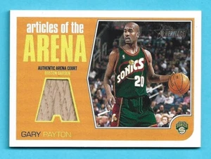 GARY PAYTON 2001-02 Topps Heritage Articles Of The Arena Relics #AA8 Sonics - Picture 1 of 2