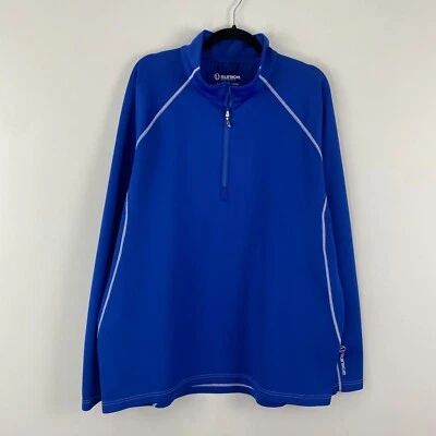 Pullover ligero de media cremallera Sunice Alum para hombre XXL azul elástico Foto 1 de 4