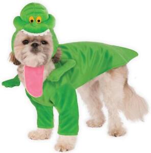 Slimer Ghostbusters Ghost Green Fancy Dress Up Halloween Pet Dog Cat Costume