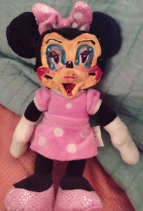 OOAK Custom Handmade Minnie Mouse Rushton type Clay face one Of A Kind Art Doll - Bild 1 von 11
