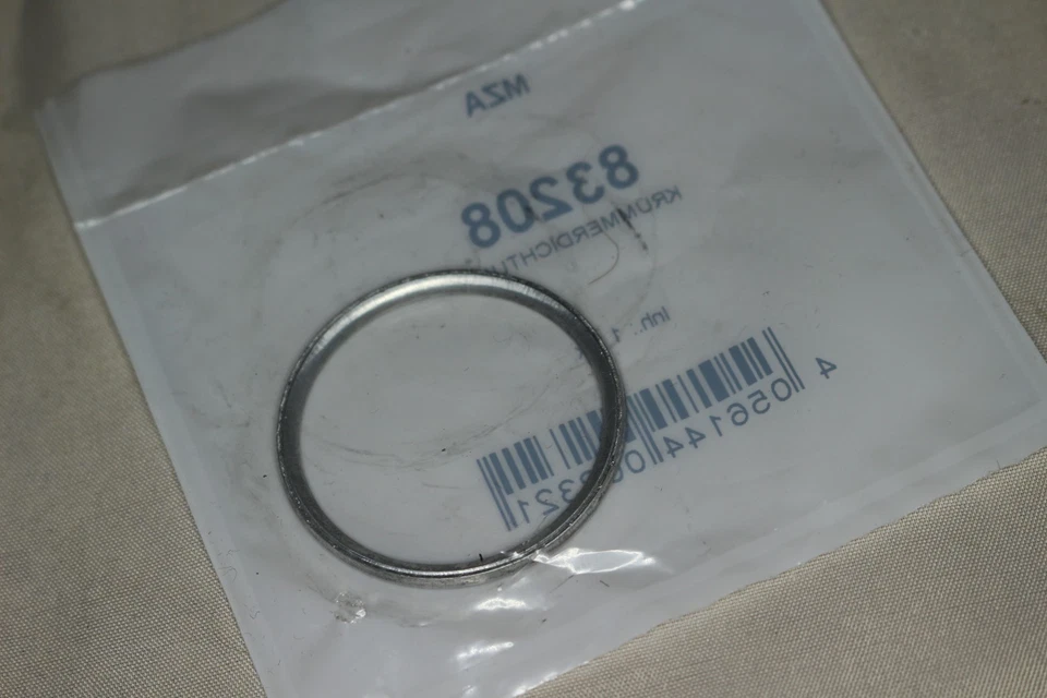 Krümmerdichtung Ø37x43 mm Alu MZ* ETZ, TS, ES 125 +150 - Bild 1 von 1