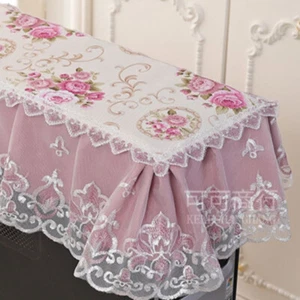 3pcs Dentelle Floral Broderie Housse Chiffon Moniteur Clavier Anti-poussières - Afbeelding 1 van 16