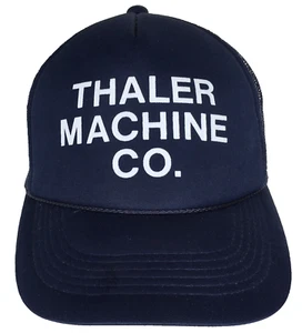 Vintage NOS Thaler Machine Company Cap Snap Back Trucker Hat Springboro Ohio - Picture 1 of 6