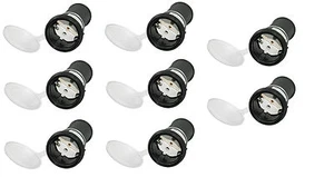 91490 10 Stück Schuko Kupplung 16A 250V Gummi Durchführung Schutzkontakt IP44 - Bild 1 von 1