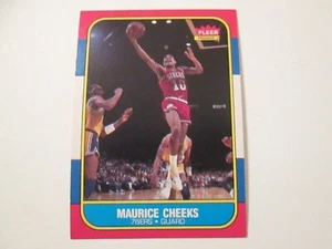 1986 Fleer Basketball #16 Maurice Cheeks Philadelphia 76ers - Bild 1 von 1