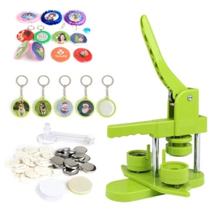Badge Maker Machine Punch Press 1.45 inch/37mm 100Set Button Parts Circle Cutter - Picture 1 of 9