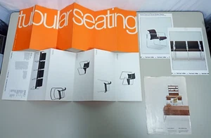 Vintage 1970s Herman Miller Advertisement Brochures Tubular Seating Collection - Picture 1 of 8