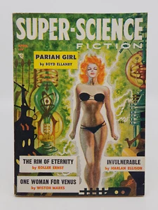 Super-Science Fiction Digest Magazine - April 1957 - GGA Cover - Picture 1 of 2
