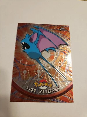2000 Pokemon Topps Chrome ZUBAT #41 - Holo Card  - Image 1 of 4