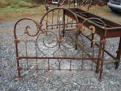 古董黄铜和铁山顶踏板 - 请参阅照片 - #16 — 第 1/3 张图片