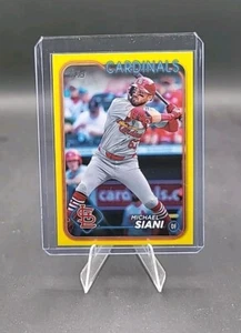 2024 Topps Update Series Yellow Parallel Michael Siani #US113 St Louis Cardinals - Picture 1 of 2