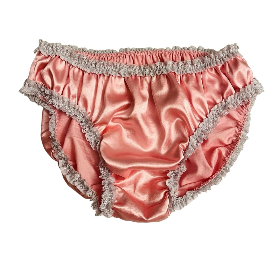 Bragas Mujer Rosa Gris Encaje Talla Grande Sexy Maricón Bebé Muñeca Ropa Interior Brillante Foto 1 de 4