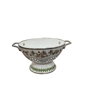 Portmeirion Botanic Garden Dog Rose 1.5 Quart Colander Small Berry Size Colander - Picture 1 of 6